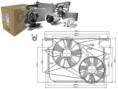 NISSENS WENTULATOR AUŠINTUVO 96629063 96829535 