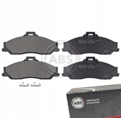 A.b.s. 37193 набор тормозных колодок тормозных, тормоза дисковые фото №1