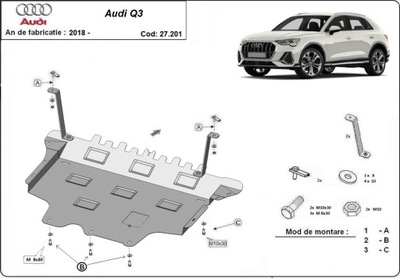 DANGTIS PO VARIKLIS AUDI Q3 18-2024 