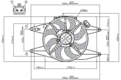 Nissens вентилятор радіатора alfa romeo 147 1.9 jt фото №1