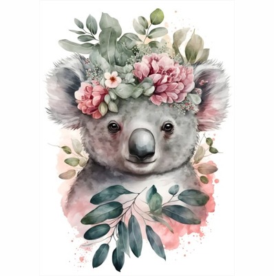 Plakat dla dzieci 50x70 shining miś koala PS186
