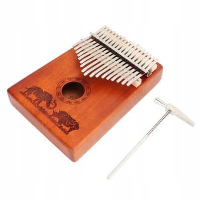 Kciuk fortepian Kalimba 17 klawiszy instrument do