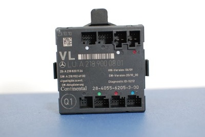 Cls w218 c218 модуль блок управления дверь a2189000801 фото №1