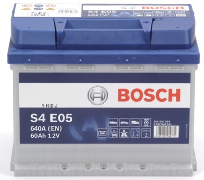 BATTERY BOSCH S4 V12 60AH 640A  