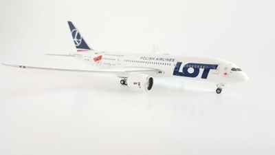 Model samolotu Boeing 787-8 LOT 1:400 SP-LRH UNIKAT