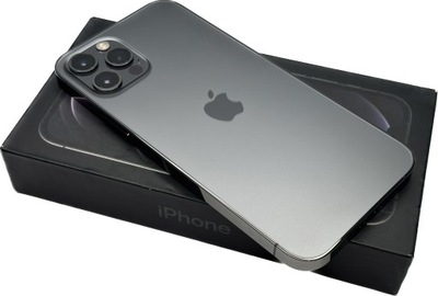 Mega Zestaw Premium Oryginalny iPhone 12 Pro 128GB Graphite Bateria 100% A+