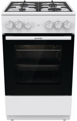 Kuchnia gazowa Gorenje GG5A11WF 50cm 70l Żeliwny ruszt Termostat Zapalarka