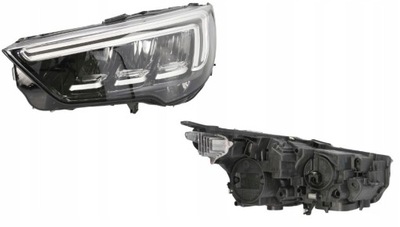 Фара лампа лівий opel crossland x 17-led valeo фото №1