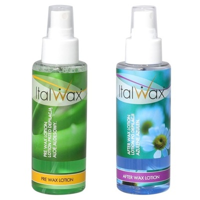 ItalWax zestaw 2x LOTION przed i po depilacją