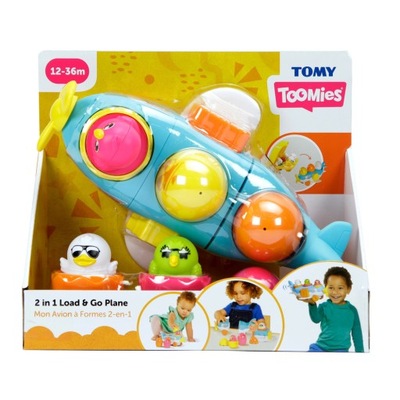 TOMY TOOMIES samolot z jajeczkami 2w1 E73147