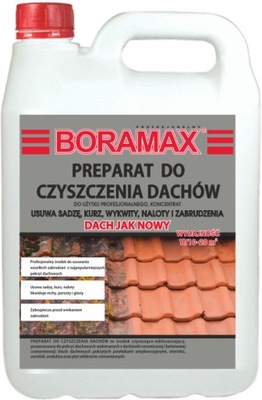 BORAMAX Środek do czyszczenia Dachów z formuła ochronną 5l