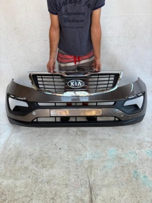 Kia sportage iii 3 10-14 бампер перед передний фото №1