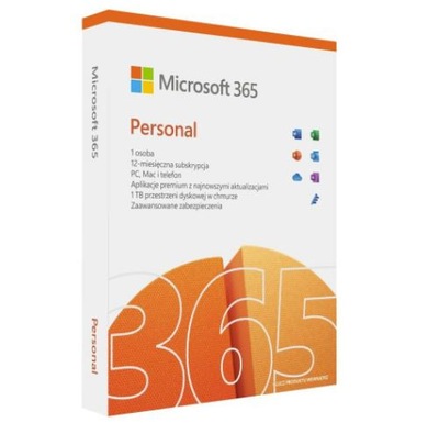 MS OFFICE 365 PERSONAL PL SUBSKRYPCJA 1 ROK
