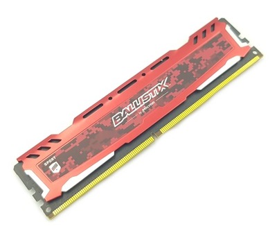 Testowana pamięć RAM Ballistix SPORT DDR4 4GB 2400MHz BLS4G4D240FSE GW6M