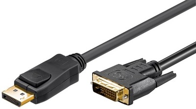 Kabel DisplayPort DP - DVI-D (24 pin) Goobay 1m