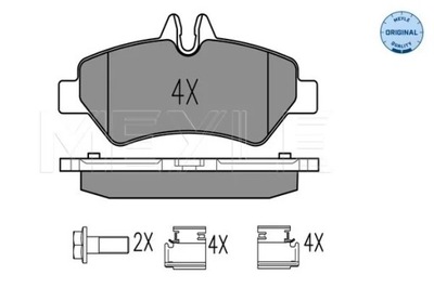 ZAPATAS HAM.DB SPRINTER 209-515 CDI PARTE TRASERA S MEYLE  