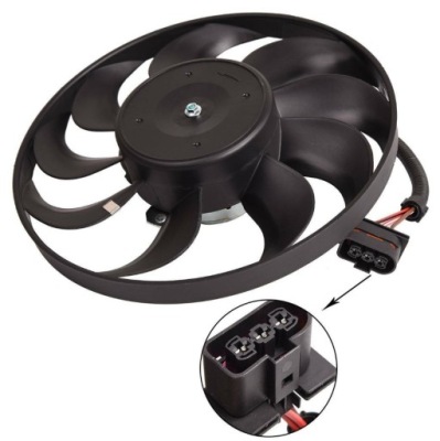 Вентилятор кондиціонера skoda fabia octavia фото №1