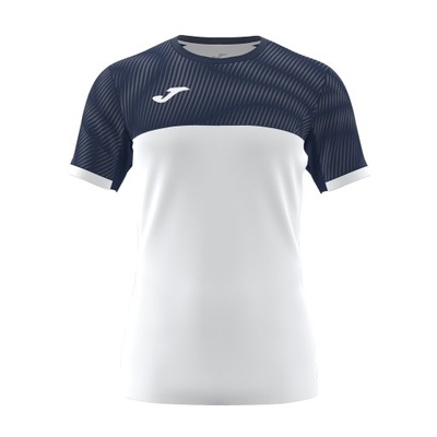 Koszulka tenisowa Joma Montreal white/navy S