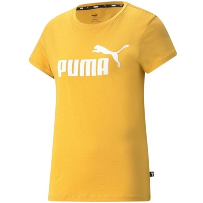 Koszulka damska Puma ESS Logo Tee żółta 586775 37 S