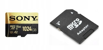 Karta pamięci Sony SDXC 1000 GB.