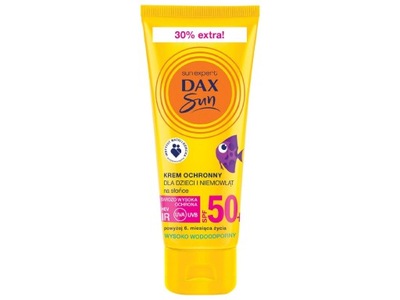 Dax Sun Krem ochronny na słońce dla dzieci i niemowląt SPF50+ 75ml