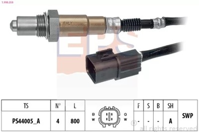 EPS 1.998.258 DE SONDE LAMBDA - milautoparts-fr.ukrlive.com