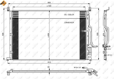 РАДИАТОР КОНДИЦИОНЕРА - КОНДЕНСАТОР EASY FIT 35923