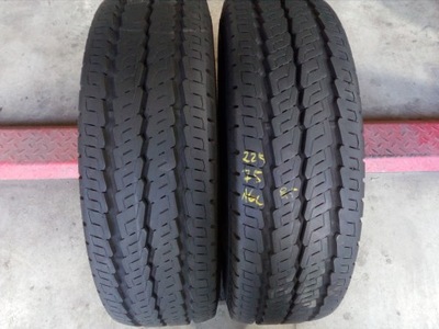 2 ШТУКИ 225/75R16 CP CONTINENTAL VANCO CAMPER 8MM!!