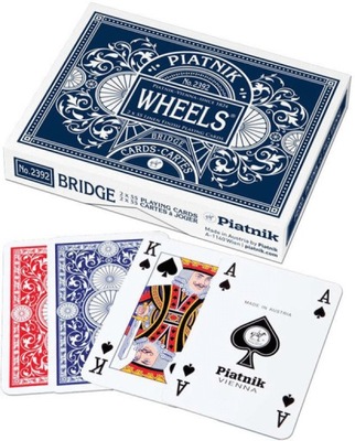 Karty do gry podwójne Wheels Piatnik