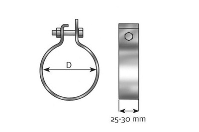 [DIN99710] ХОМУТ ТРУБИ FI110,5MM