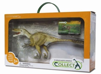 Dinozaur FIGURKA Velociraptor Zabawka dla Dziecka Fajny PREZENT dla CHŁOPCA