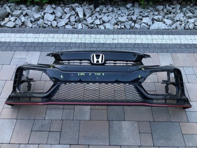 Honda civic x type r бампер перед фото №1