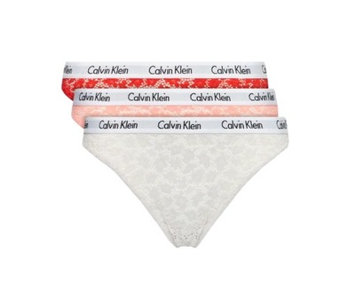 CALVIN KLEIN MAJTKI DAMSKIE 3-PACK roz. XS