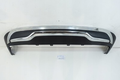 Спойлер накладка бампера задня mercedes ml w166 11- фото №1