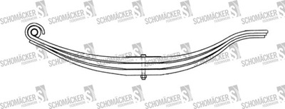 РЕССОРА PARABOLICZNY TRAILER SCHOMÄCKER 24996600