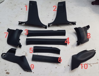 Защита накладка порог стойка mazda 3 bm hb фото №1