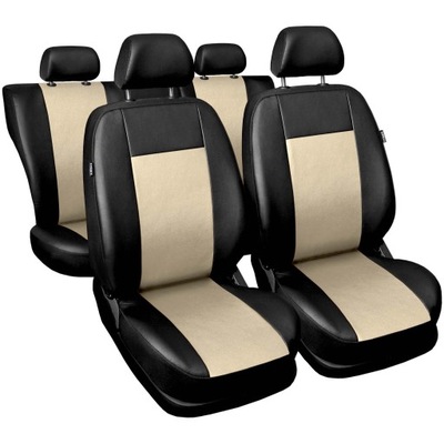 FORRO UNIVERSALES JUEGO COMFORT EKOSKORA COLOR BEIGE PARA PEUGEOT 607  