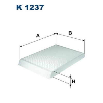 FILTR, VENTILACIÓN PRZESTRZENI PASAZERSKIEJ FILTRON K 1237  