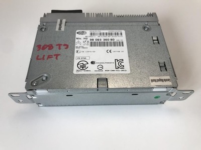 Peugeot 308 радио навигация 9809336080 фото №1