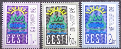 ESTONIA - 1993 - 75 LAT REPUBLIKI