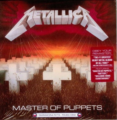 METALLICA Master of Puppets [ CD ]