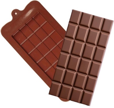 Forma tabliczka czekolady Kostki - zrób czekoladę