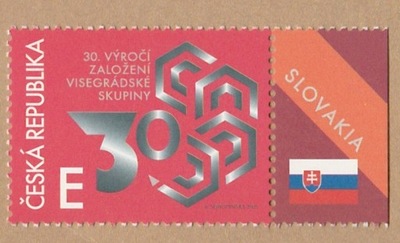WSPÓLNE CZECHY odp Fi 5125 **marg flaga Słowacji 30lat Grupy Wyszehradzkiej