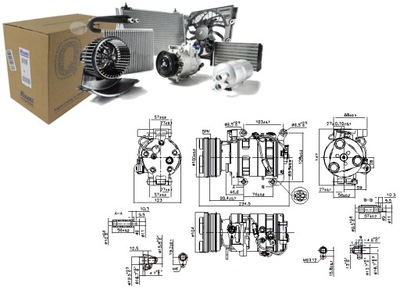 COMPRESOR DE ACONDICIONADOR MAZDA 3 5 2.0 10.03-05.10 NISSENS  