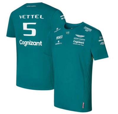 T-Shirt SEBASTIAN VETTEL ASTON MARTIN F1 2022 r. L