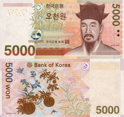 # KOREA POŁUDNIOWA - 5000 WON - 2006 - P-55 - UNC