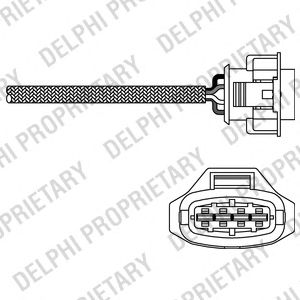 ЗОНД ЛЯМБДА DELPHI ES10791-12B1 OPEL ASTRA