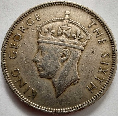 1198c - Mauritius 1 rupia, 1951