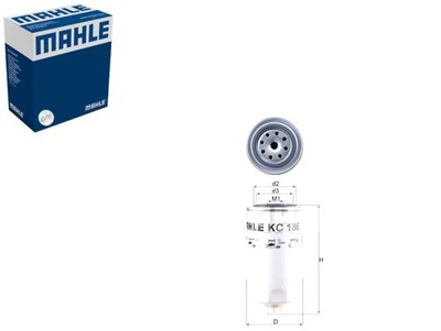 FILTRO COMBUSTIBLES IVECO MAHLE  