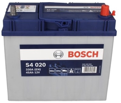 АКУМУЛЯТОР 45AH 330A SILVER S4 P+ BOSCH НОВИЙ JAPAN